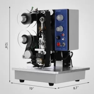 Dry solid ink coding machine